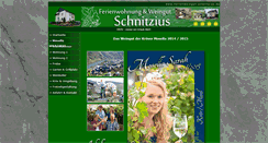 Desktop Screenshot of ferienweingut-schnitzius.de