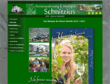 Tablet Screenshot of ferienweingut-schnitzius.de